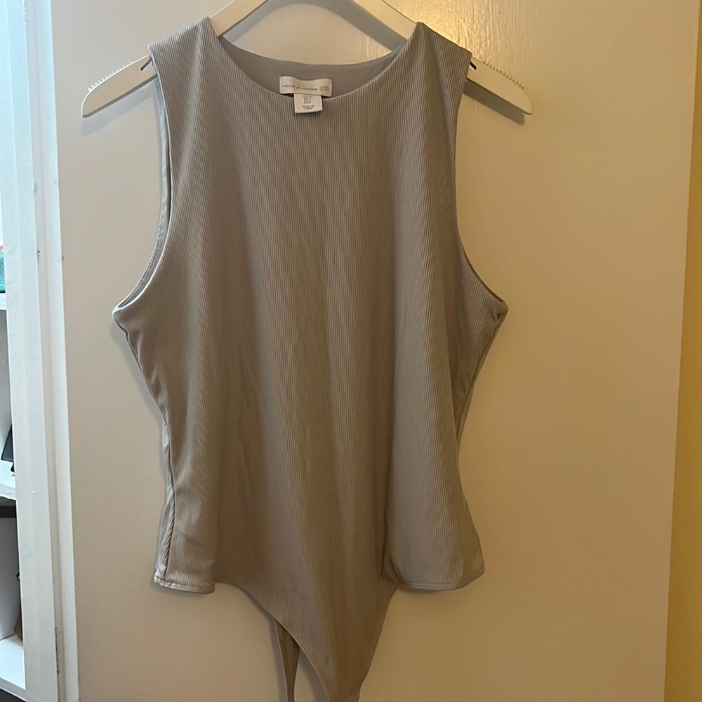 House of Harlow ribbed body suit